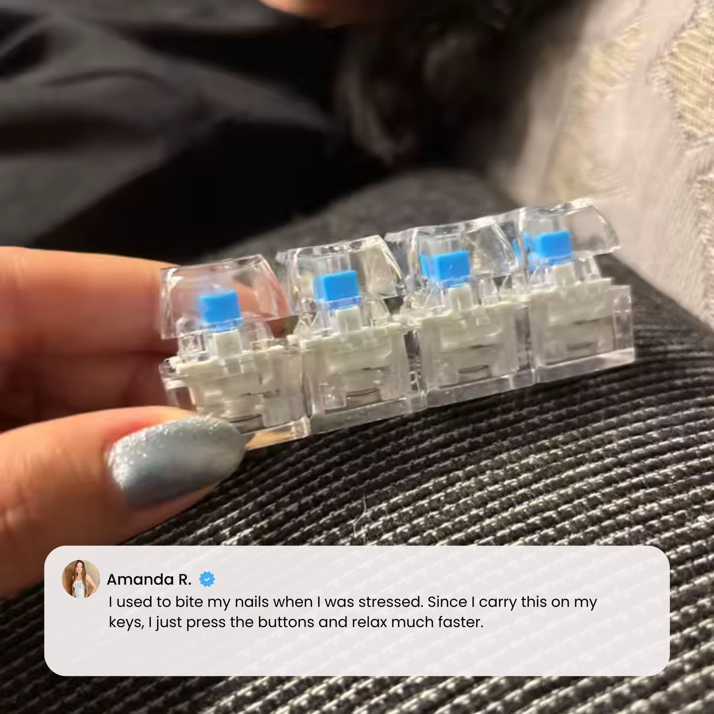 Anti-stress Swtich Keychain RGB